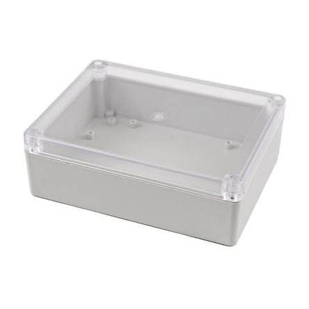 Hammond Univerzální skříň, řada: RP IP65 barva Světle šedá barva Průhledné Polykarbonát 165 mm 55 mm 125 mm