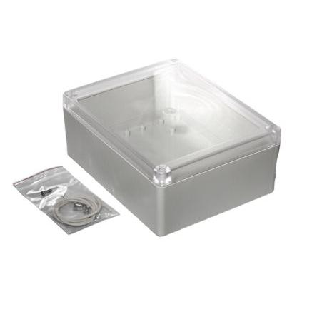 Hammond Univerzální skříň, řada: RP IP65 barva Světle šedá barva Čirá ABS 186 mm 75 mm 146 mm Etylen-propylen diodový