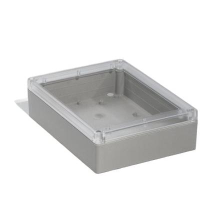 Hammond Univerzální skříň, řada: RP IP65 barva Světle šedá barva Průhledné ABS 220 mm 60 mm 165 mm Etylen-propylen