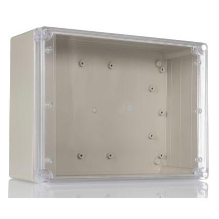Hammond Univerzální skříň, řada: RP IP65 barva Světle šedá barva Čirá ABS 220 mm 85 mm 165 mm Pryž
