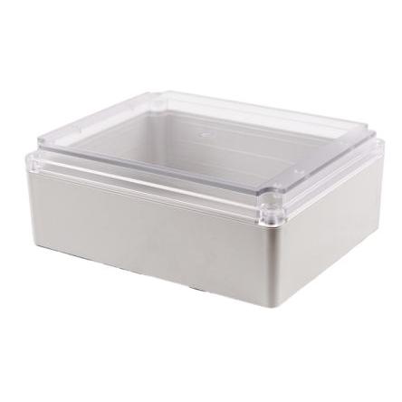 Hammond Univerzální skříň, řada: RP IP65 barva Světle šedá barva Průhledné Polykarbonát 250 mm 95 mm 200 mm Pryž