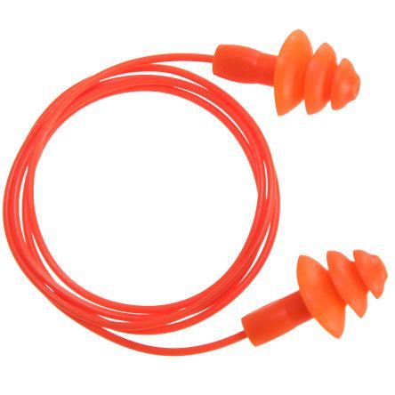 Portwest Ušní zátky, řada: EP Opakovaně použitelné, Oranžová, Termoplast 32 dB CE, EN 352-2 50
