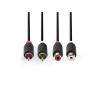 Kabel 2x CINCH konektor - 2x CINCH zdířka 5m NEDIS