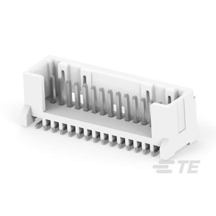 TE Connectivity Konektor PCB, řada: MICRO CT, Vodič-deska, počet kontaktů: 15, počet řad: 1, rozteč: 1.2 mm, orientace