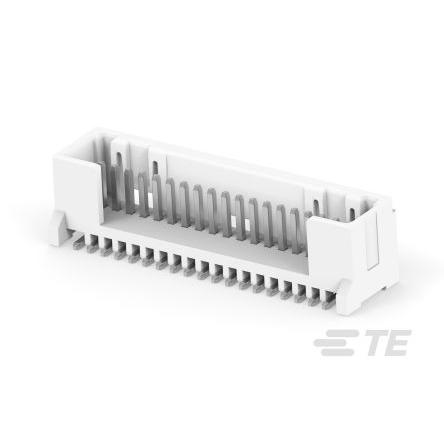 TE Connectivity Konektor PCB, řada: MICRO CT, Vodič-deska, počet kontaktů: 19, počet řad: 1, rozteč: 1.2 mm, orientace