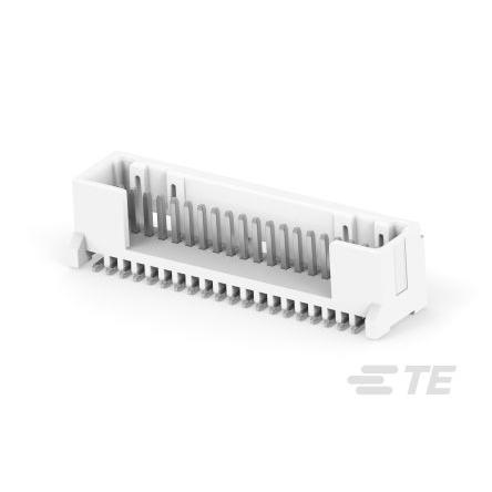 TE Connectivity Konektor PCB, řada: MICRO CT, Vodič-deska, počet kontaktů: 20, počet řad: 1, rozteč: 1.2 mm, orientace
