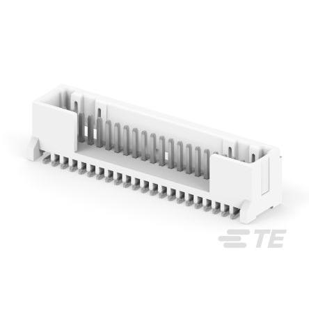 TE Connectivity Konektor PCB, řada: MICRO CT, Vodič-deska, počet kontaktů: 22, počet řad: 1, rozteč: 1.2 mm, orientace