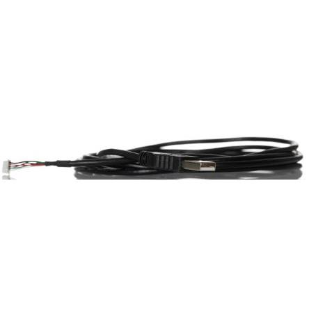 RS PRO Kabel USB Vnější, A: USB typu A, 2 m Vnější, Černá, B: IDC
