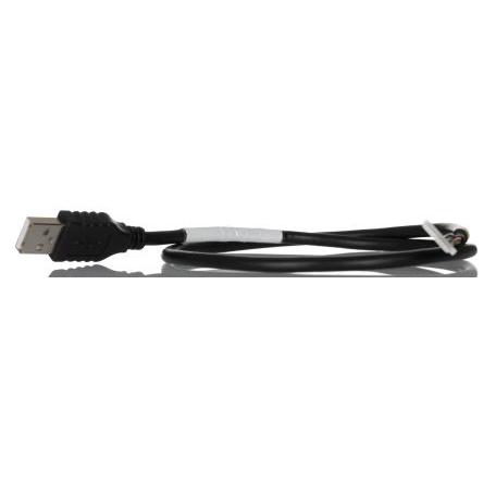 RS PRO Kabel USB Vnější, A: USB typu A, 500 mm Vnější, Černá, B: IDC