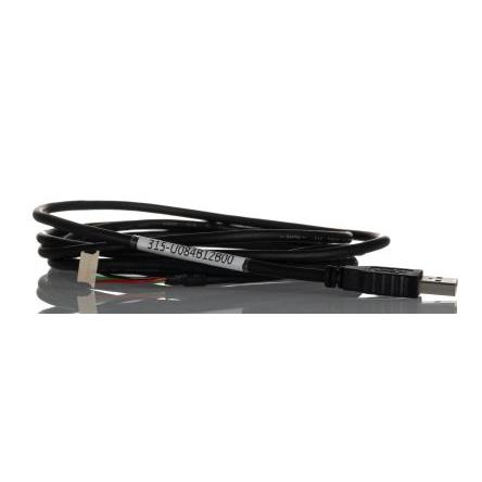 RS PRO Kabel USB Vnější, A: USB typu A, 2 m Vnější, Černá, B: IDC