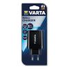 VARTA USB nabíjecí stanice, 3x USB výstup(2xUSB-A + 1xUSB-C), AC100-240V černá  57958