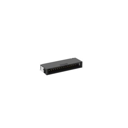ERNI Konektor IDC Vnější, rozteč: 1.27 mm, počet kontaktů: 14, počet řad: 1, Kabel, Povrchová montáž, orientace těla:
