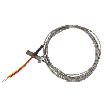 Šroubový termočlánek RS PRO 2 m kabel typ K Nerezová ocel 25 mm sonda 8 mm na 250 °C ANSI, RoHS Compliant RS PRO