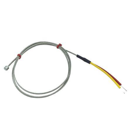 Snímač teploty brzdových destiček Brake Pad Thermocouple 1 m kabel typ K Nerezová ocel 4 mm sonda 6 mm na 400 °C ANSI,