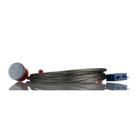 Knoflíkový magnet termočlánek Magnet Thermocouple 2 m kabel typ K Nerezová ocel 2 m sonda, -50 °C 19.1 mm na 250 °C JIS