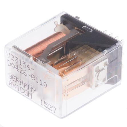 TE Connectivity Signálové relé 4PST Povrch 2A 48V dc Cradle N