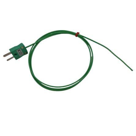 Hermeticky uzavřený termočlánek RS PRO 1 m kabel typ K Perfluoralkoxyalkan 1 m sonda, -75 °C 7 mm na 260 °C IEC, RoHS