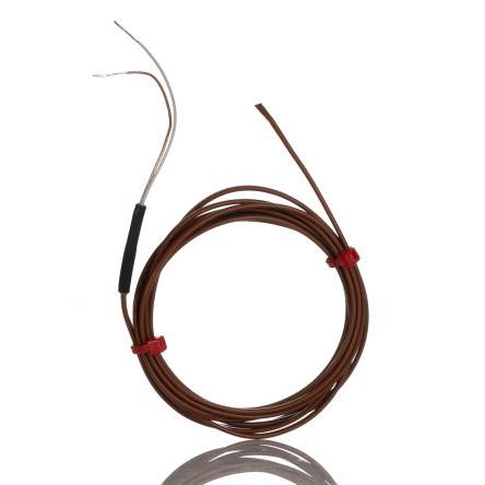 Hermeticky uzavřený termočlánek RS PRO 2 m kabel typ Typ T Perfluoralkoxyalkan 2 m sonda, -75 °C 7 mm na 260 °C RoHS