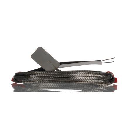 Listový termočlánek Flat Thermocouple 3 m kabel typ J Nerezová ocel 3 m sonda, -60 °C 13 mm na 350 °C IEC, RoHS