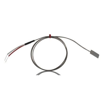 Listový termočlánek Flat Thermocouple 1 m kabel typ K Nerezová ocel 1 m sonda, -50 °C 13 mm na 350 °C JIS RS PRO