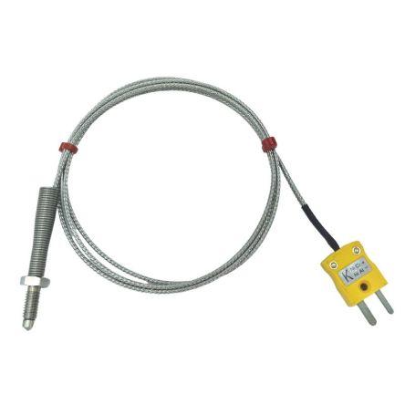 Termočlánek trysky RS PRO 1 m kabel typ K Nerezová ocel 1 m sonda, -60 °C 6 mm na 350 °C ANSI, RoHS Compliant RS PRO