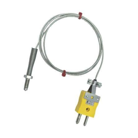 Termočlánek trysky RS PRO 1 m kabel typ K Nerezová ocel 1 m sonda, -60 °C 6 mm na 350 °C ANSI, RoHS Compliant RS PRO