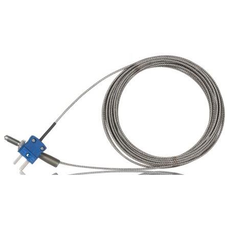 Termočlánek trysky RS PRO 5 m kabel typ K Nerezová ocel 5 m sonda, -60 °C 6 mm na 350 °C JIS RS PRO