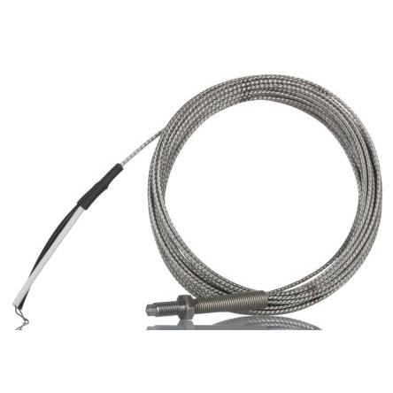 Termočlánek trysky RS PRO 2 m kabel typ K Nerezová ocel 2 m sonda, -60 °C 6 mm na 350 °C JIS RS PRO