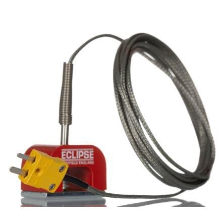 Podkovovitý magnetický termočlánek RS PRO 1.5 m kabel typ K Nerezová ocel 1.5 m sonda, -50 °C 25 mm na 250 °C ANSI, RoHS