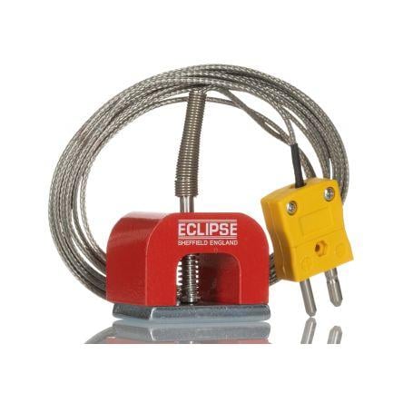 Podkovovitý magnetický termočlánek RS PRO 3 m kabel typ K Nerezová ocel 3 m sonda, -50 °C 30 mm na 250 °C ANSI, RoHS