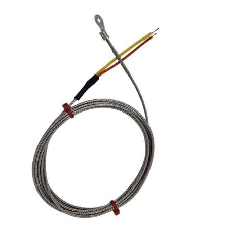 Podložka termočlánek RS PRO 2 m kabel typ K Nerezová ocel 2 m sonda 10 mm na 350 °C ANSI, RoHS Compliant RS PRO