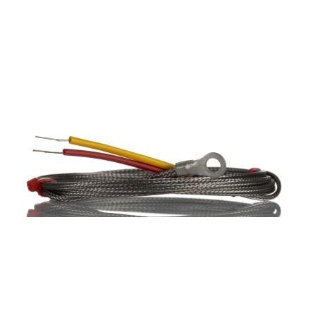 Podložka termočlánek RS PRO 2 m kabel typ K Skelné vlákno, Nerezová ocel 2 m sonda 5 mm na 350 °C ANSI, RoHS Compliant