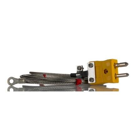 Podložka termočlánek RS PRO 2 m kabel typ K Nerezová ocel 2 m sonda 5 mm na 350 °C ANSI, RoHS Compliant RS PRO