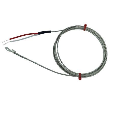Podložka termočlánek RS PRO 2 m kabel typ K Nerezová ocel, Skelné vlákno 2 m sonda 3.5 mm na 350 °C JIS RS PRO