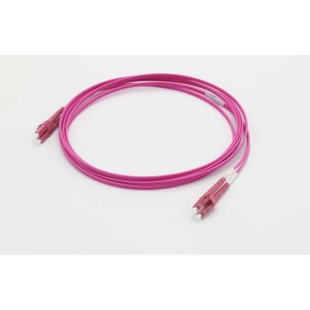Molex Premise Networks Optický kabel 125 μm 2žilový 2 m Nízko dýmivý bezhalogenový, Polyvinylchlorid, Plénum plášť,