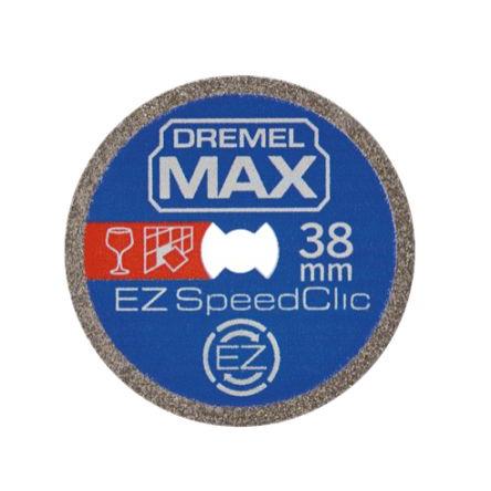 Řezný kotouč, řada: Dremel Max Diamant zrnitost 1 38 mm, tloušťka: 1 mm, max. bezpečná rychlost: 35 rpm Bosch 1 V balení