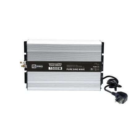 RS PRO DC/AC měnič pro montáž napevno, stálý výkon: 1500W, vstupní: 12V dc, výstup: 230V ac