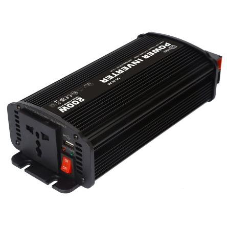 RS PRO DC/AC měnič pro montáž napevno, stálý výkon: 200W, vstupní: 12V dc, výstup: 230V ac