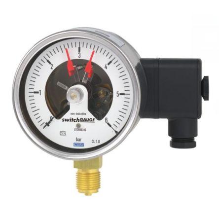 Tlakoměr 14028191 100 mm G 1/2 Nerezová ocel 304, 80 °C 16 bar 0 bar WIKA