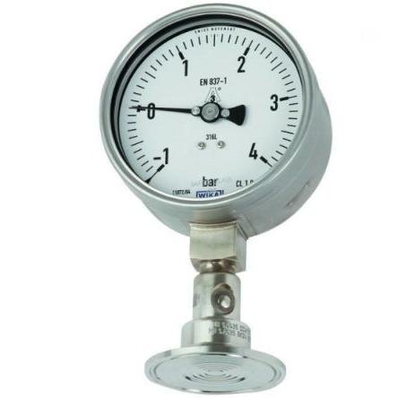 Tlakoměr Nasunovací armatura 14200355 100 mm DN 50.8 Nerezová ocel 316L, 130 °C 5 bar -1 bar WIKA