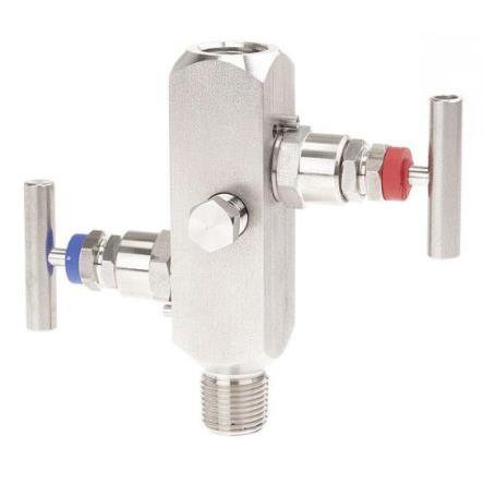 Hydraulický blok 48786499, řada: IV201 2 připojení WIKA
