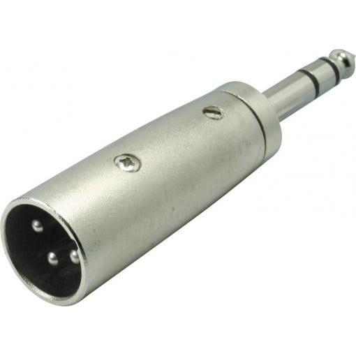 Kash XLR adaptér XLR zástrčka - jack zástrčka 6,3 mm stereo Pólů:3 1 ks