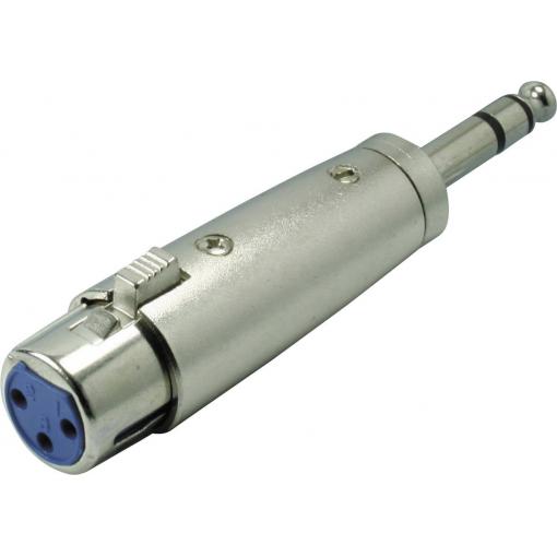 Kash XLR adaptér XLR zásuvka - jack zástrčka 6,3 mm stereo Pólů:3 1 ks