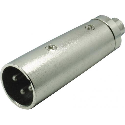 Kash XLR adaptér XLR zástrčka - cinch zásuvka mono Pólů:3 1 ks