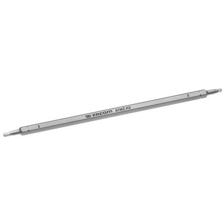 Reverzibilní čepel šroubováků, dělka lopatky: 125 mm Chromová Reverzibilní hrot 3 mm Facom