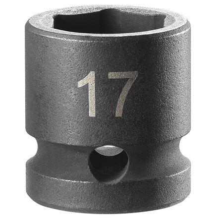 Nástrčkový klíč 1/2 in pohon 17 mm 6 bodů Čtvercový, celková délka: 22mm Facom