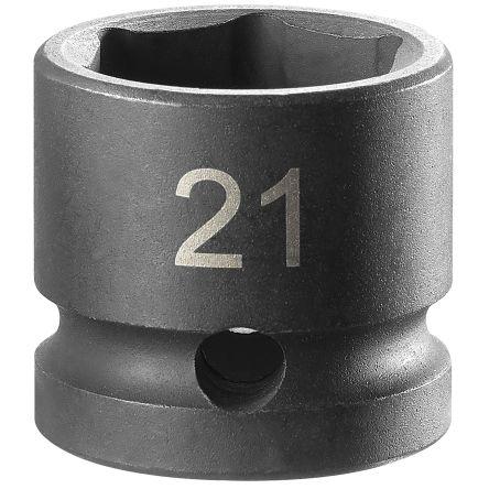 Nástrčkový klíč 1/2 in pohon 21 mm 6 bodů Čtvercový, celková délka: 25mm Facom