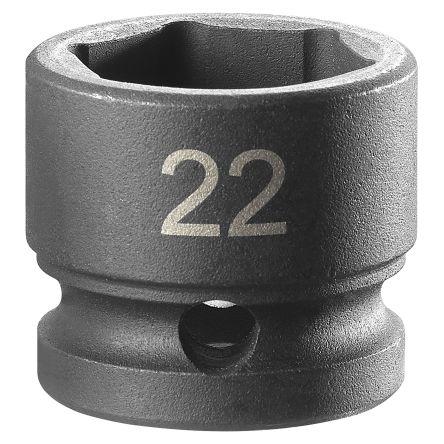 Nástrčkový klíč 1/2 in pohon 22 mm 6 bodů Čtvercový, celková délka: 26mm Facom