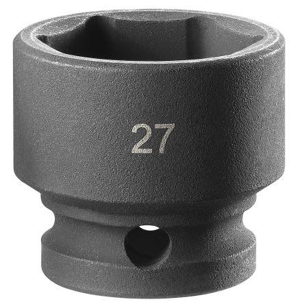 Nástrčkový klíč 1/2 in pohon 27 mm 6 bodů Čtvercový, celková délka: 32mm Facom