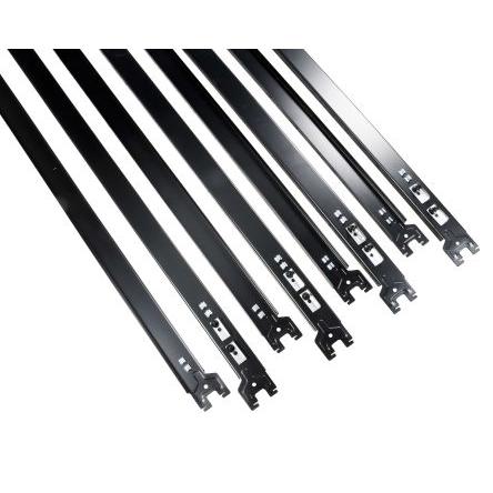 Regálový systém, Ocel 4policový barva Černá 2 m x 1.74m 400 mm Toprax